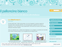 Tablet Screenshot of palloncinobianco.wordpress.com