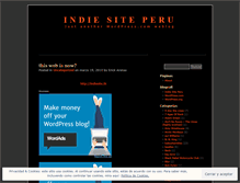 Tablet Screenshot of indiesiteperu.wordpress.com