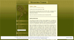 Desktop Screenshot of ministroverde.wordpress.com