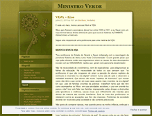 Tablet Screenshot of ministroverde.wordpress.com