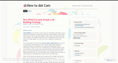 Desktop Screenshot of howtodotcom.wordpress.com