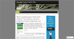 Desktop Screenshot of cannabiscures.wordpress.com
