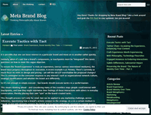 Tablet Screenshot of metabrandblog.wordpress.com