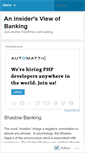 Mobile Screenshot of bankinginsider.wordpress.com