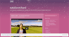 Desktop Screenshot of natalieorchard.wordpress.com