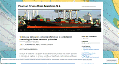 Desktop Screenshot of pleamarconsultoriamaritima.wordpress.com