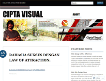 Tablet Screenshot of ciptavisual.wordpress.com