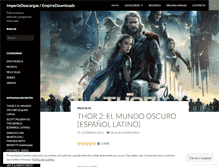 Tablet Screenshot of imperiodescargas.wordpress.com