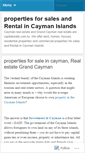 Mobile Screenshot of caymanislandproperties.wordpress.com