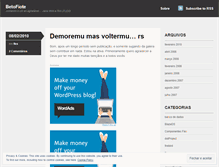 Tablet Screenshot of fiote.wordpress.com