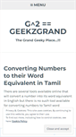 Mobile Screenshot of geekzground.wordpress.com