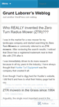 Mobile Screenshot of gruntlaborer.wordpress.com