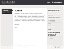 Tablet Screenshot of kuchniebielsko1.wordpress.com