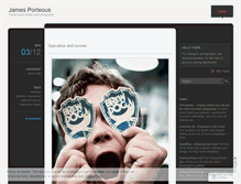 Tablet Screenshot of jamesporteous.wordpress.com