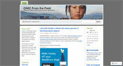 Desktop Screenshot of civicfieldreports.wordpress.com