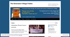 Desktop Screenshot of greenwichvillagefollies.wordpress.com