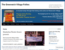 Tablet Screenshot of greenwichvillagefollies.wordpress.com