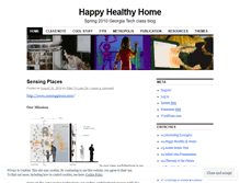 Tablet Screenshot of happyhealthyhome.wordpress.com
