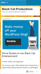 Mobile Screenshot of blackcatentertainment.wordpress.com