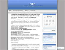 Tablet Screenshot of cird.wordpress.com