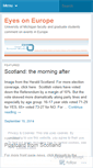 Mobile Screenshot of eurocomment.wordpress.com