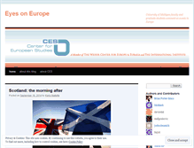 Tablet Screenshot of eurocomment.wordpress.com