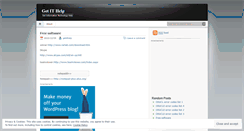 Desktop Screenshot of getithelp.wordpress.com