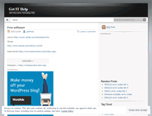 Tablet Screenshot of getithelp.wordpress.com