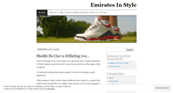Desktop Screenshot of emiratesinstyle.wordpress.com