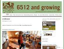 Tablet Screenshot of 6512andgrowing.wordpress.com