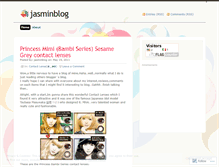 Tablet Screenshot of jasminblog.wordpress.com