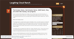 Desktop Screenshot of laughingcloudranch.wordpress.com