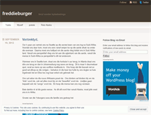 Tablet Screenshot of freddieburger.wordpress.com