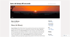 Desktop Screenshot of billpay.bancdebinary60seconds.wordpress.com