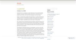 Desktop Screenshot of divide.wordpress.com