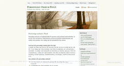 Desktop Screenshot of personligtombudpitea.wordpress.com