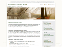 Tablet Screenshot of personligtombudpitea.wordpress.com