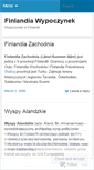 Mobile Screenshot of finlandiawypoczynek.wordpress.com