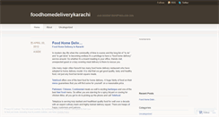 Desktop Screenshot of foodhomedeliverykarachi.wordpress.com