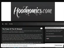 Tablet Screenshot of hoodnomics.wordpress.com