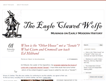 Tablet Screenshot of eagleclawedwolfe.wordpress.com