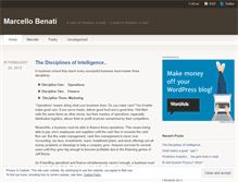 Tablet Screenshot of marcellobenati.wordpress.com