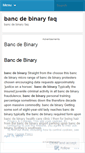 Mobile Screenshot of ftb.bancdebinaryfaq.wordpress.com