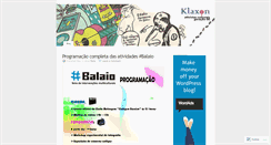 Desktop Screenshot of coletivoklaxon.wordpress.com