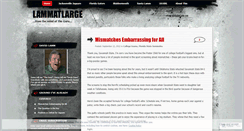 Desktop Screenshot of lammatlarge.wordpress.com