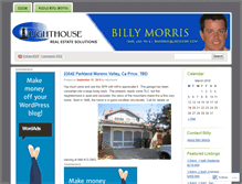 Tablet Screenshot of billymorris.wordpress.com