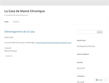 Tablet Screenshot of chroniqueduncongeparental.wordpress.com