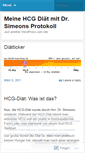 Mobile Screenshot of hcgdiaet101.wordpress.com