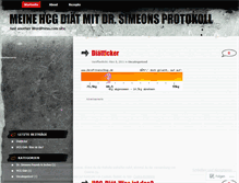 Tablet Screenshot of hcgdiaet101.wordpress.com