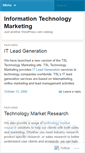 Mobile Screenshot of informationtechnologymarketing.wordpress.com
